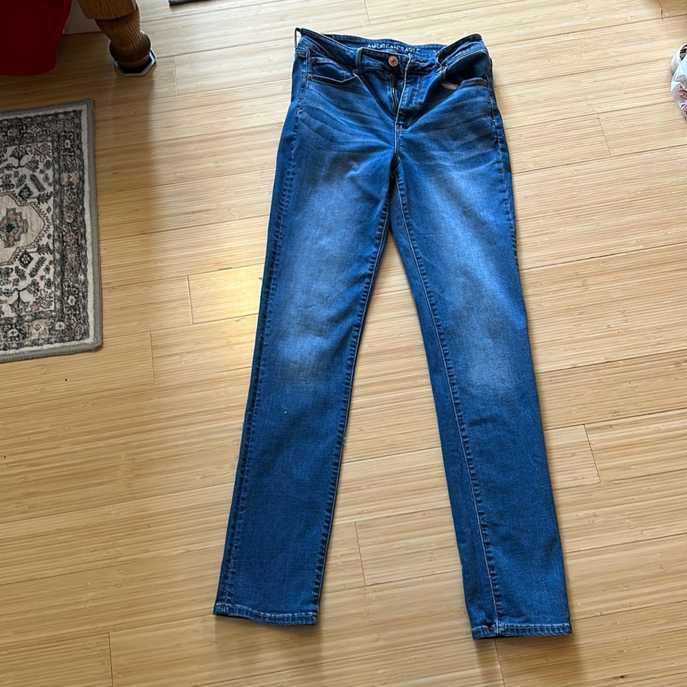 AE high rise skinny - size 10 x-long